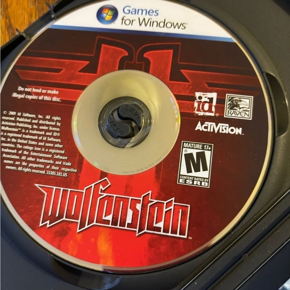 Wolfenstein PC DVD Game For Windows Battle Evil And Unexpected Foes Action